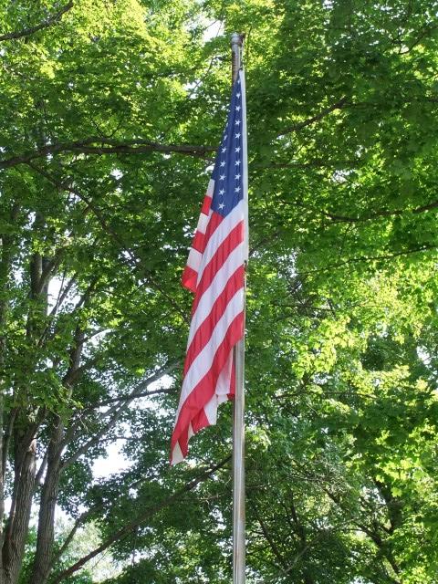 Flag at Raymond Wright Park