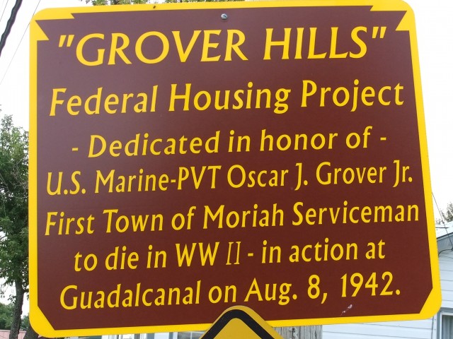 Grover Hills Sign