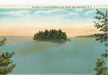 No Man's Island, between Port Henry and Westport